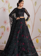 Shehnai By Zarif Embroidered Net 3 Piece Unstitched Suit AF24SLWE D-ZS-09 HANEEN